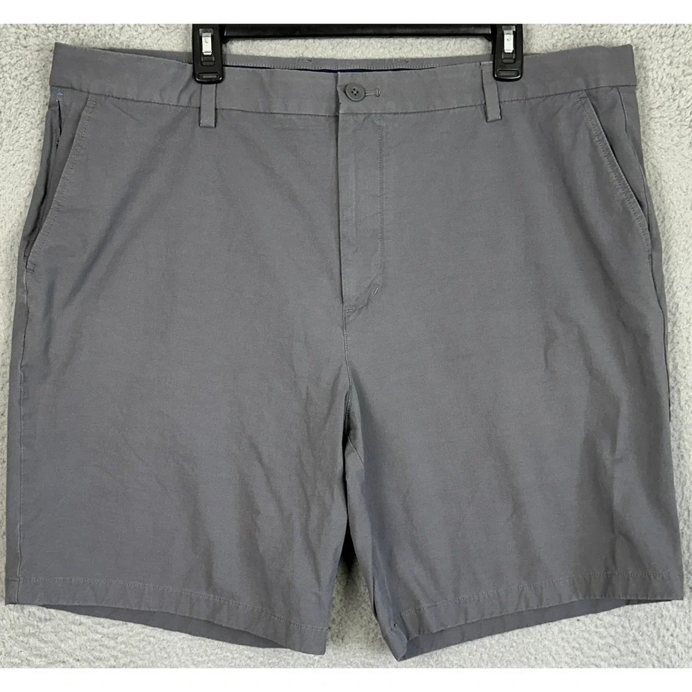 Vineyard Vines On-The-Go Shorts Mens 42 Grey OTG Performance Golf Chino Stretch